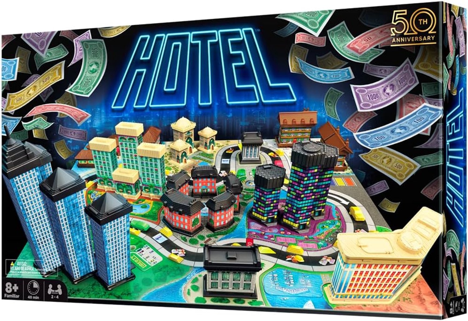 Hotel: 50-jarig Jubileum Editie Bordspel - Strategisch Familieplezier