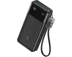 Anker (30W) USB-A en USB-C Power Delivery Powerbank - 20.000 mAh - Zwart