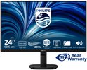 24 inch Philips Full HD-monitor, 120Hz, ingebouwde luidspreker, 5 jaar garantie en TCO-gecertificeerd.