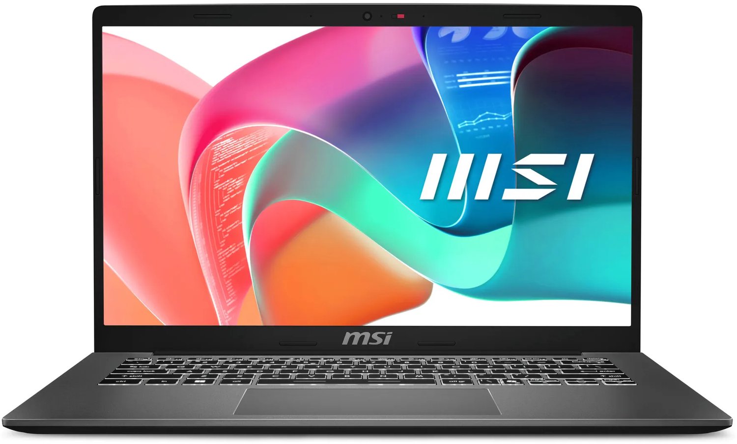 MSI Modern 14 F1MG-867NL Intel Core 7 150U Laptop 35,6 cm (14) Full HD 16 GB DDR4-SDRAM 512 GB SSD Wi-Fi 6E (802.11ax) Windows 11 Home Grijs