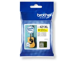 Brother LC-421XLY - Originele Cartridge - Hoge capaciteit - Geel