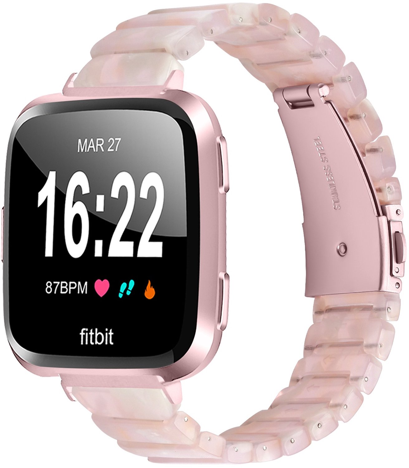 Hars Horlogeband Compatibel met Fitbit Versa/Versa Lite/Versa 2 - Waterdicht & Stijlvol