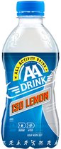 AA drink | Iso Lemon | Petfles | 24 x 33 cl - WIT