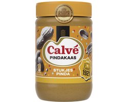 Calvé Pindakaas - Stukjes Pinda - smeuïg tot op de bodem - 12 x 650 g