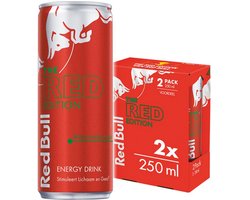Red Bull - The Red Edition - Watermeloen - Blik - 12x 2 packs - 24 stuks Ã 250 ml