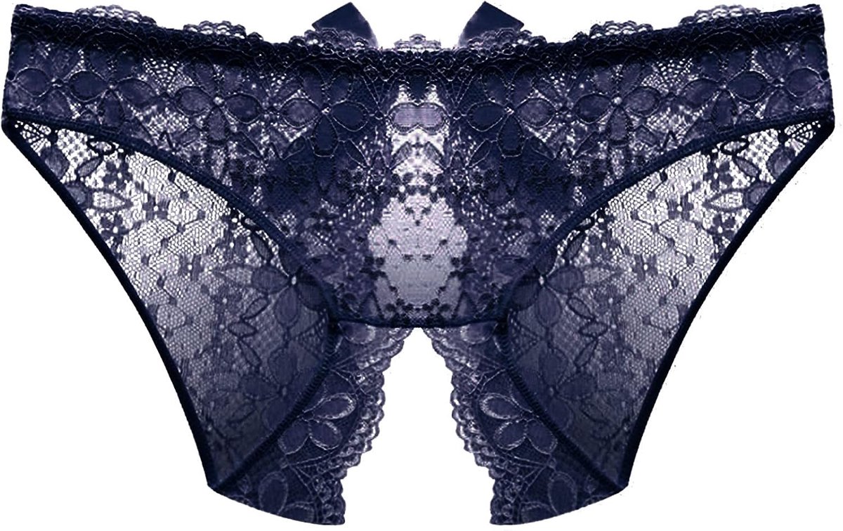 Lingerieset voor dames, van kant en satijn, babydoll met string, vrouwelijke stijl A78