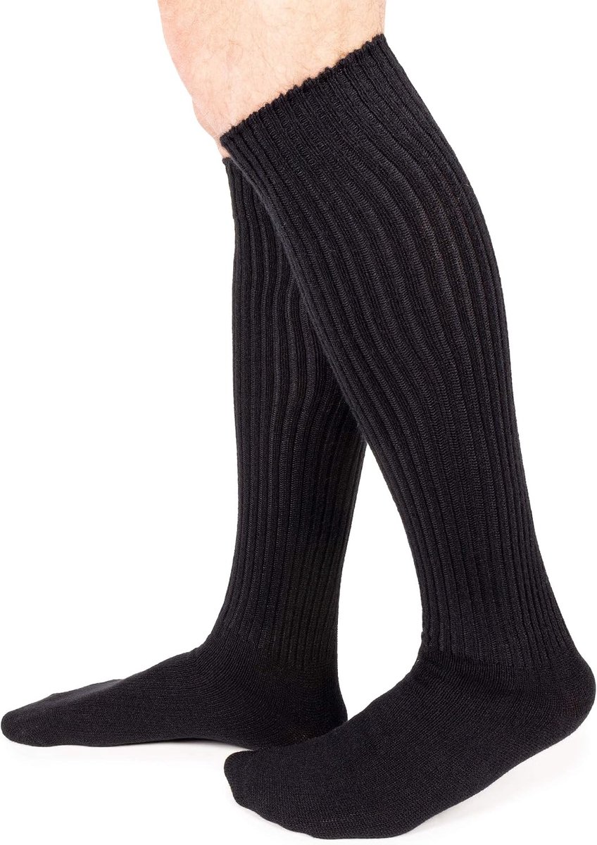 Zachte Lange Herensokken - Pak van 6 | Warm en Comfortabel | Made in Italy