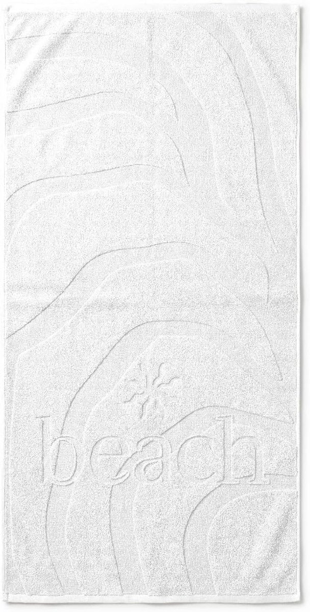 Katoen Sun Beach 100x200cm - white