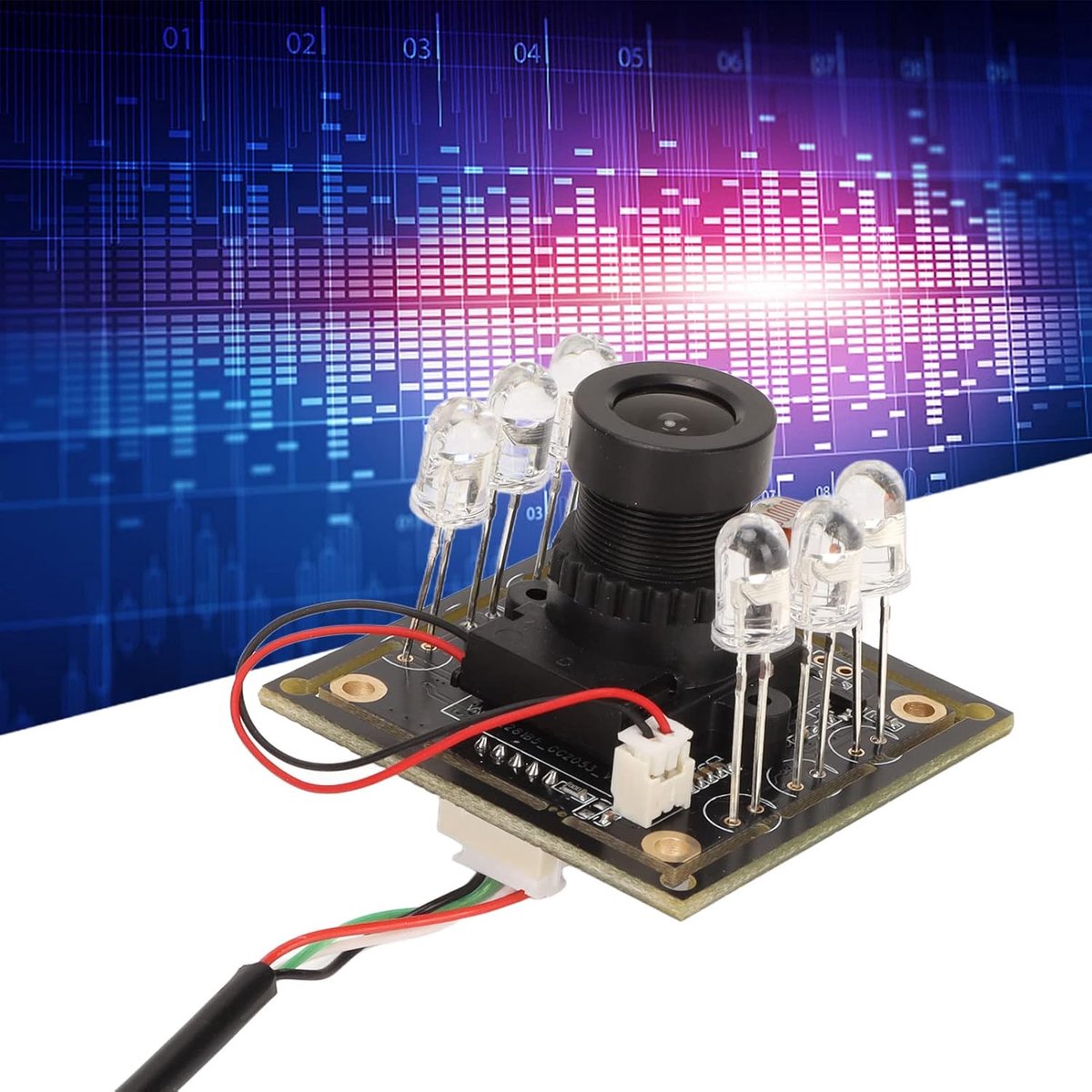 2MP HD USB -cameramodule IR Cut Filter Day Night met IR LED's voor PC