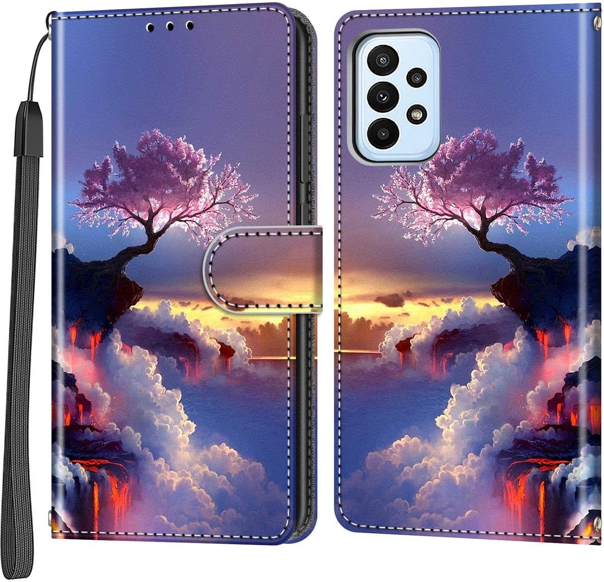 Telefoonhoesje voor Samsung Galaxy A23 4G/5G, poederboom