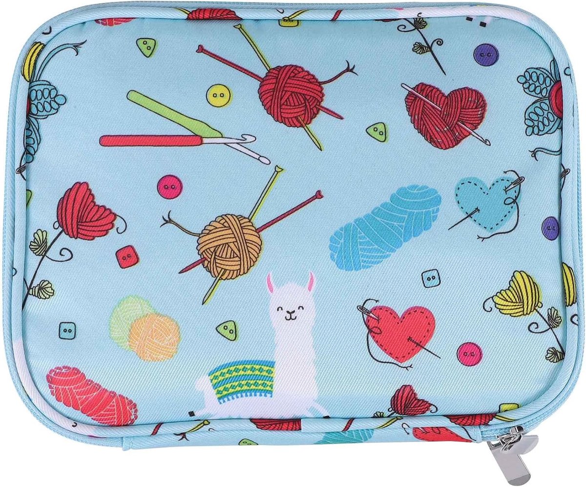 Breinaalden etui opslag organizer opbergtas voor rondbreinaalden en accessoires kit tas