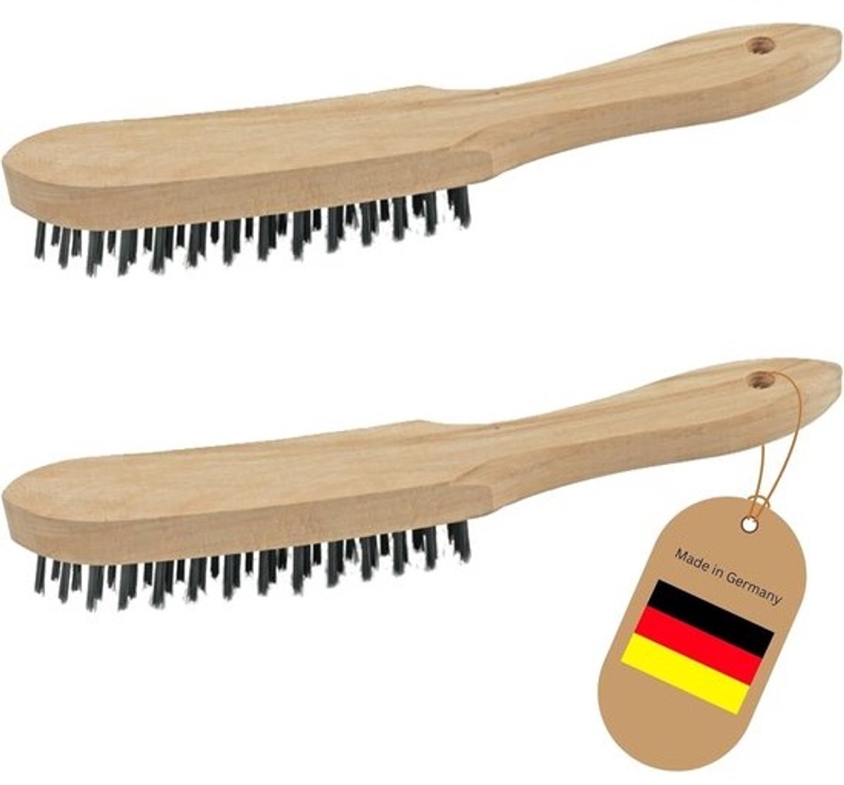 Draadborstelset voor diverse toepassingen - Handdraadborstels en krabborstels