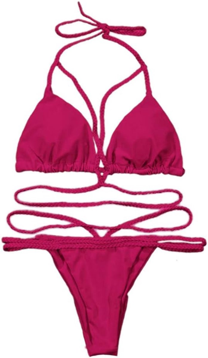 Dameskleding Sexy vrouwen bandage bikini badpak driehoek twee stukken badmode badset