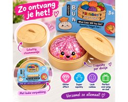 Dumpling Squishy 8,5 cm – Rainbow Glitter – Mystery Box – Fidget Toy – Stressbal