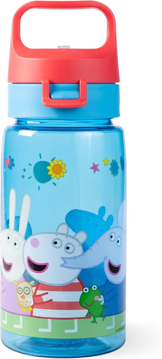 P:os Peppa Pig drinkfles kinderen 500 ml lekvrij