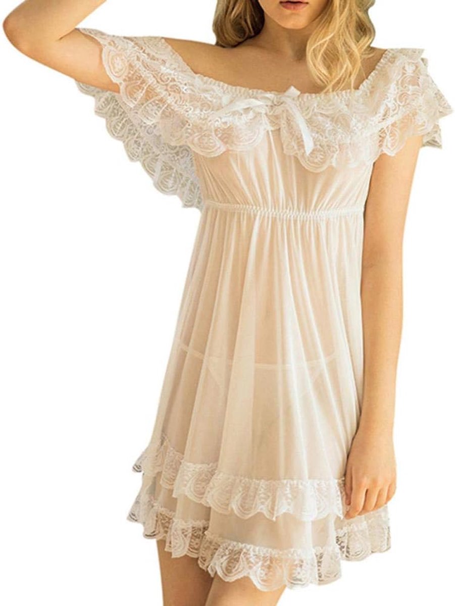 Kleding Kant Erotische Lingerie Vrouwen Porno Nachtkleding Verleiding Plus Size Ondergoed Doorkijk Kostuum Uitgehold