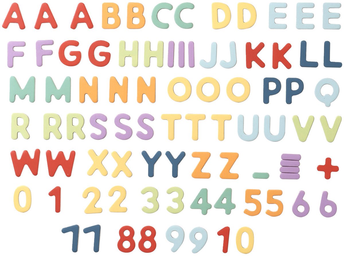 Vertbaudet Magnetische letters en cijfers van FSC®-hout