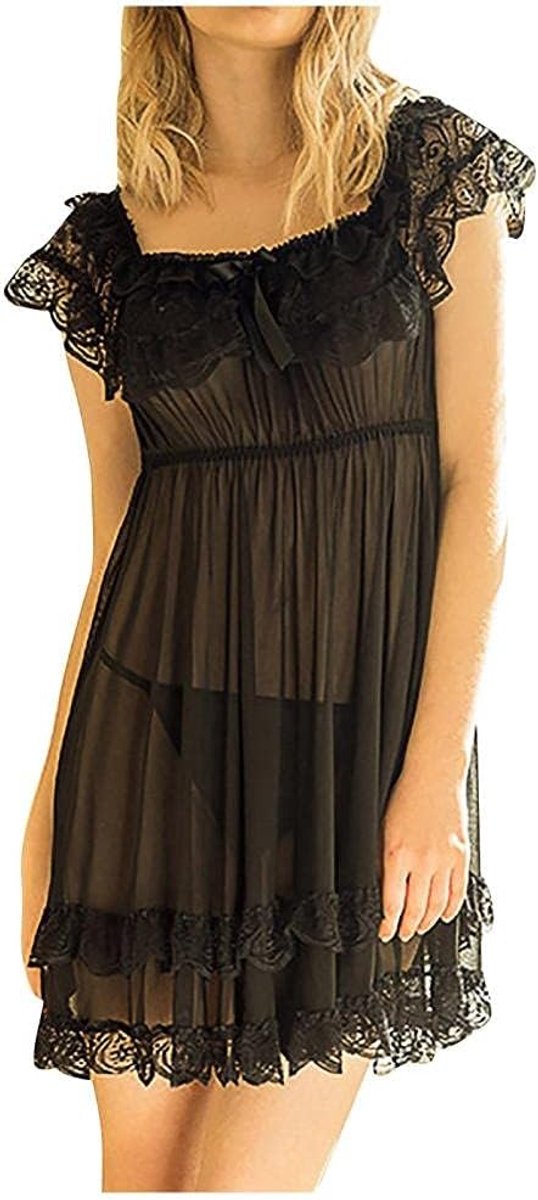 Lingeriesets dames Dames Sexy Kanten Sling Lingerie Nachtkleding Sexy Nachtkleding S-2XL