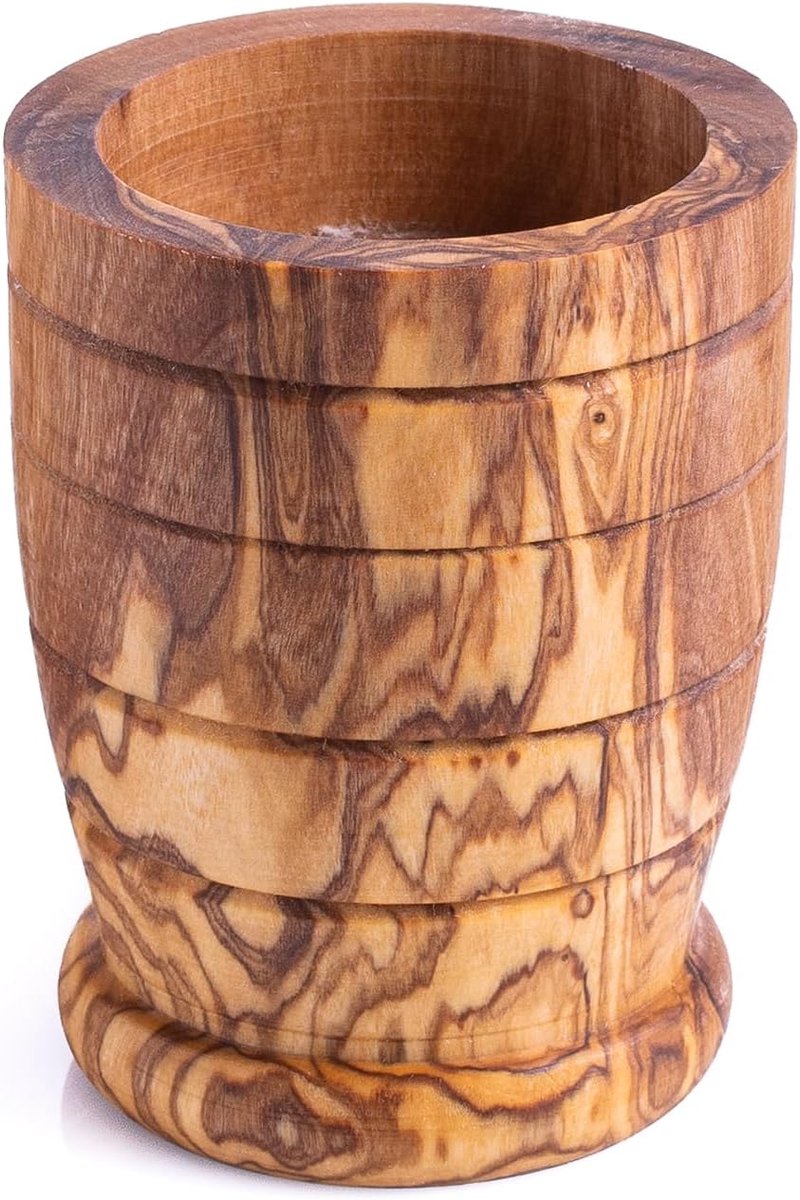 Hout Rustieke Kaarsenhouder | waxinelicht kandelaar | Set van 3 | Kaarsenhouder voor de woonkamer, badkamer | Romantische decoratie | ronde vorm