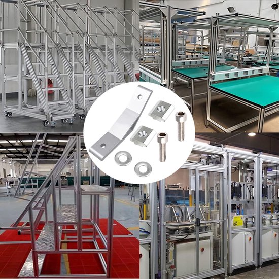 Binnenhoek 135 graden 30x30 hoekverbinder aluminium profielverbinder aluminium profiel hoekverbinder voor stutprofiel, 3D-printer, CNC-router, doe-het-zelf projecten (6 stuks) — afbeelding 5