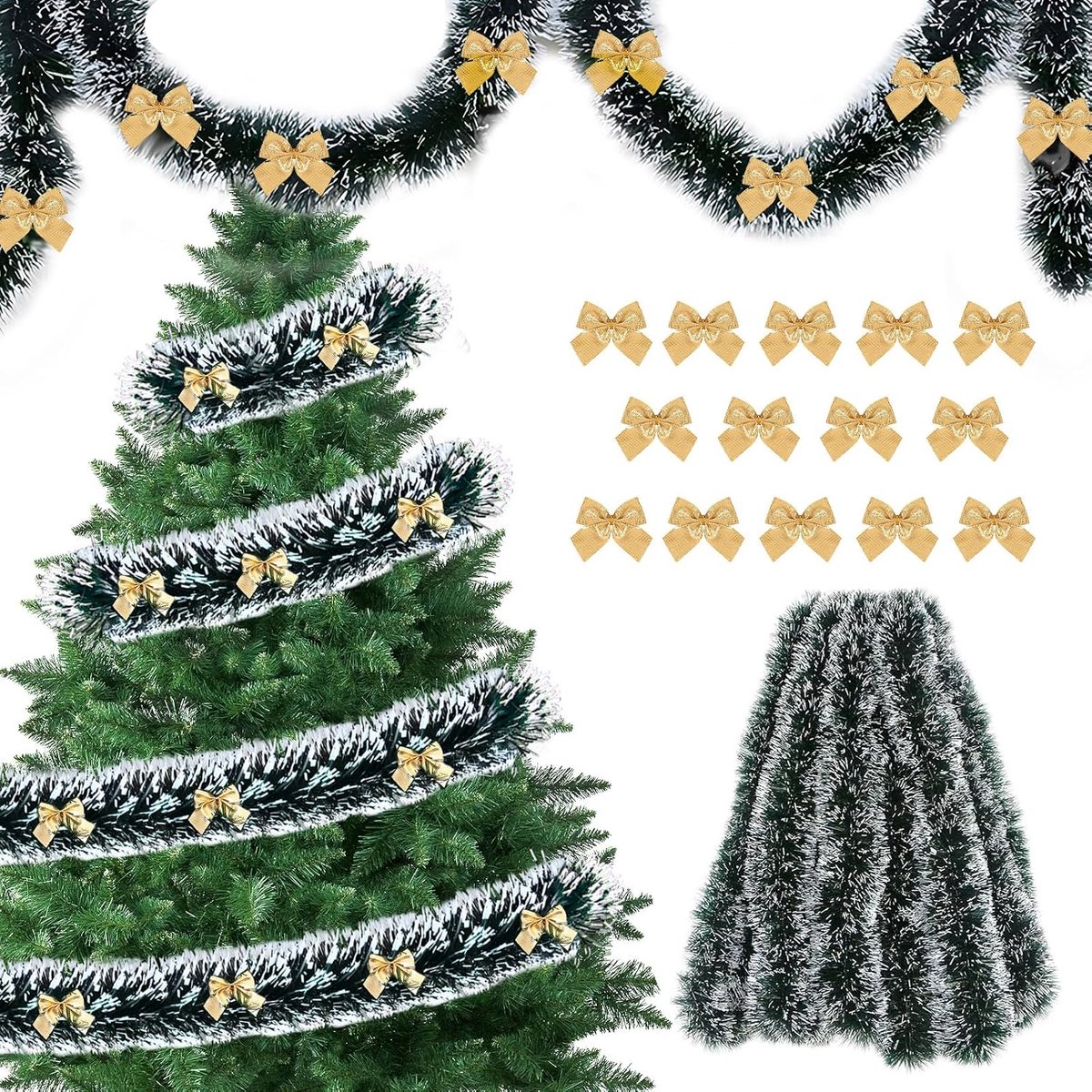 Kerstslinger (goud)