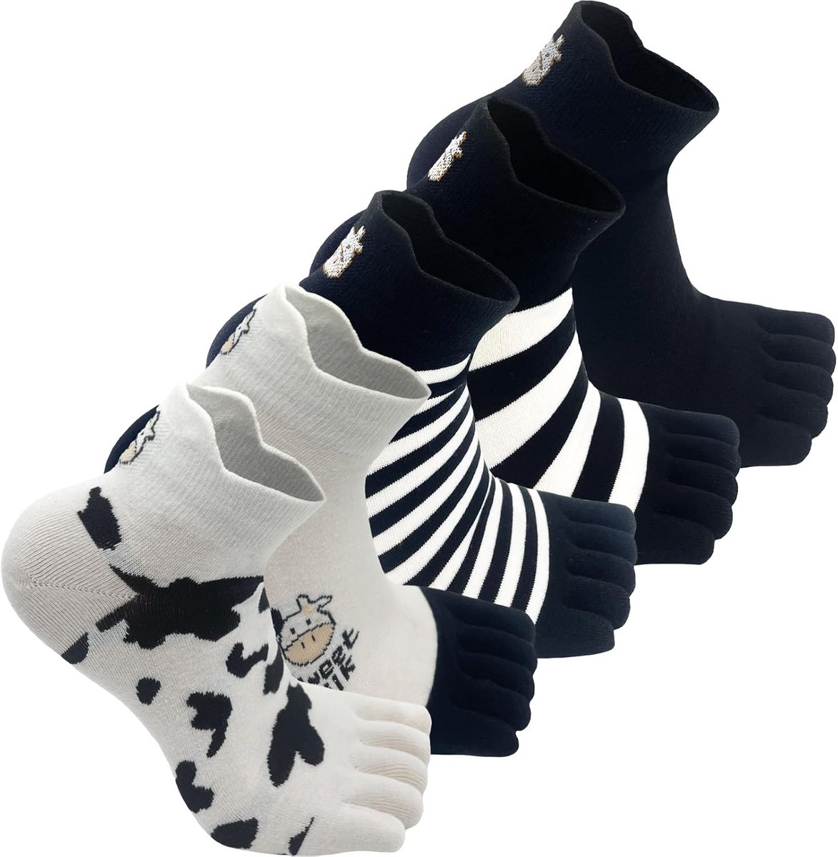 Sokken - ademende katoenen crew-sokken met leuke strepen en vintage ontwerpen, comfortabele casual sportsokken, eenheidsmaat 35-38,5/US 5-8