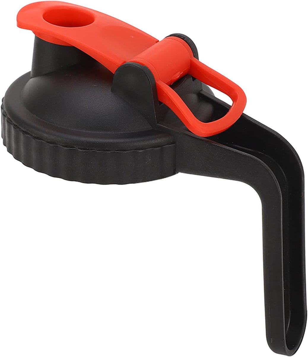 Schenktuit voor inmaakpotten, schenktuit voor weckpotten met brede opening, scharnierdeksel voor lekvrije glazen potten met handvat (#2)