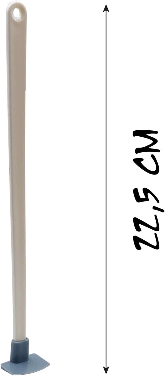 Vloerkraper van siliconen, lange steel 22,5 cm, ideaal voor jam, honing, sauzen, vaatwasmachinebestendig, spatel Ultima druppels, veelzijdig — afbeelding 2