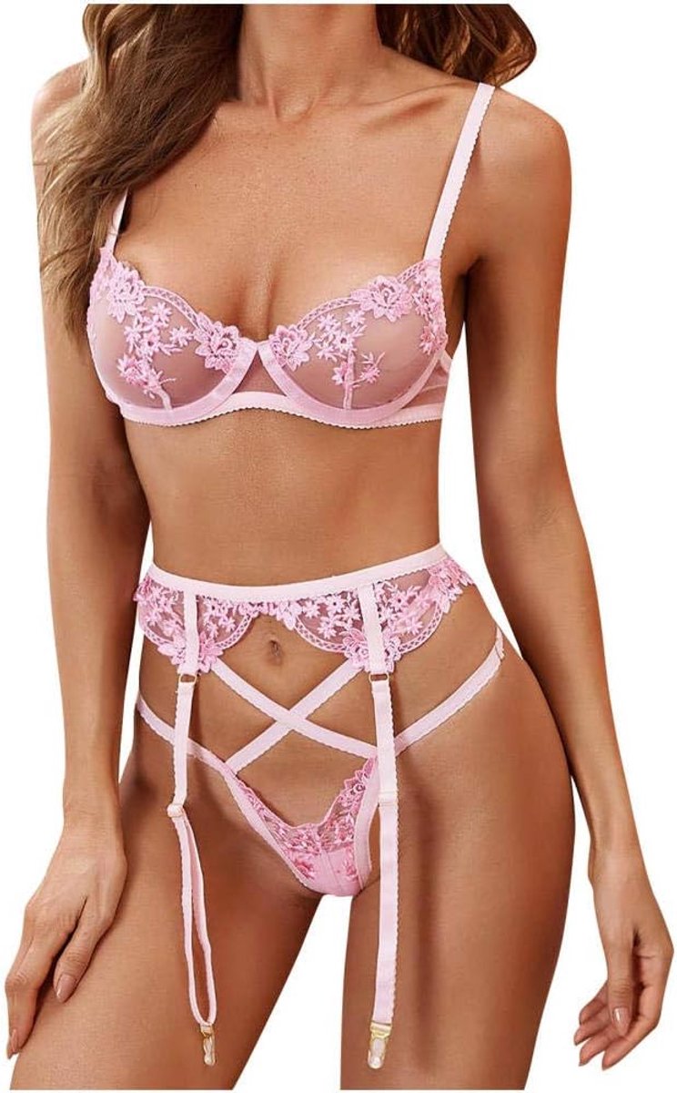 Sexy dames erotische lingerie Dames Lingerie Set BH en String Zwart Ondergoed Nachtkleding