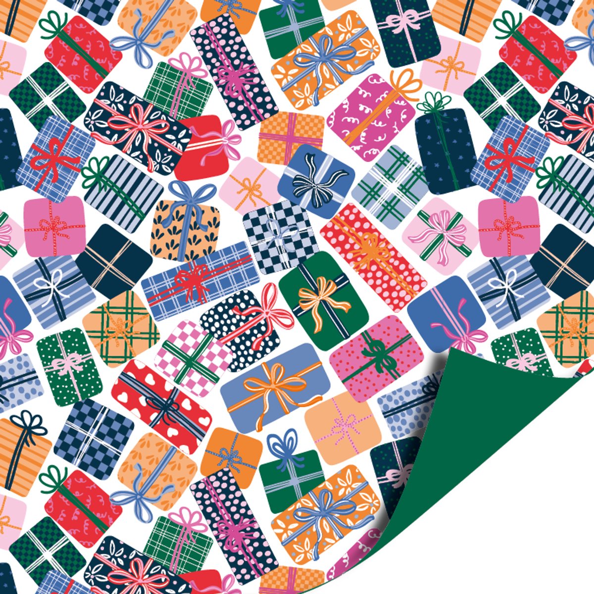 Het Inpakhuis - Cadeaupapier - Inpakpapier - Kadopapier - Kadootjes - Groen - 70cm x 2mtr