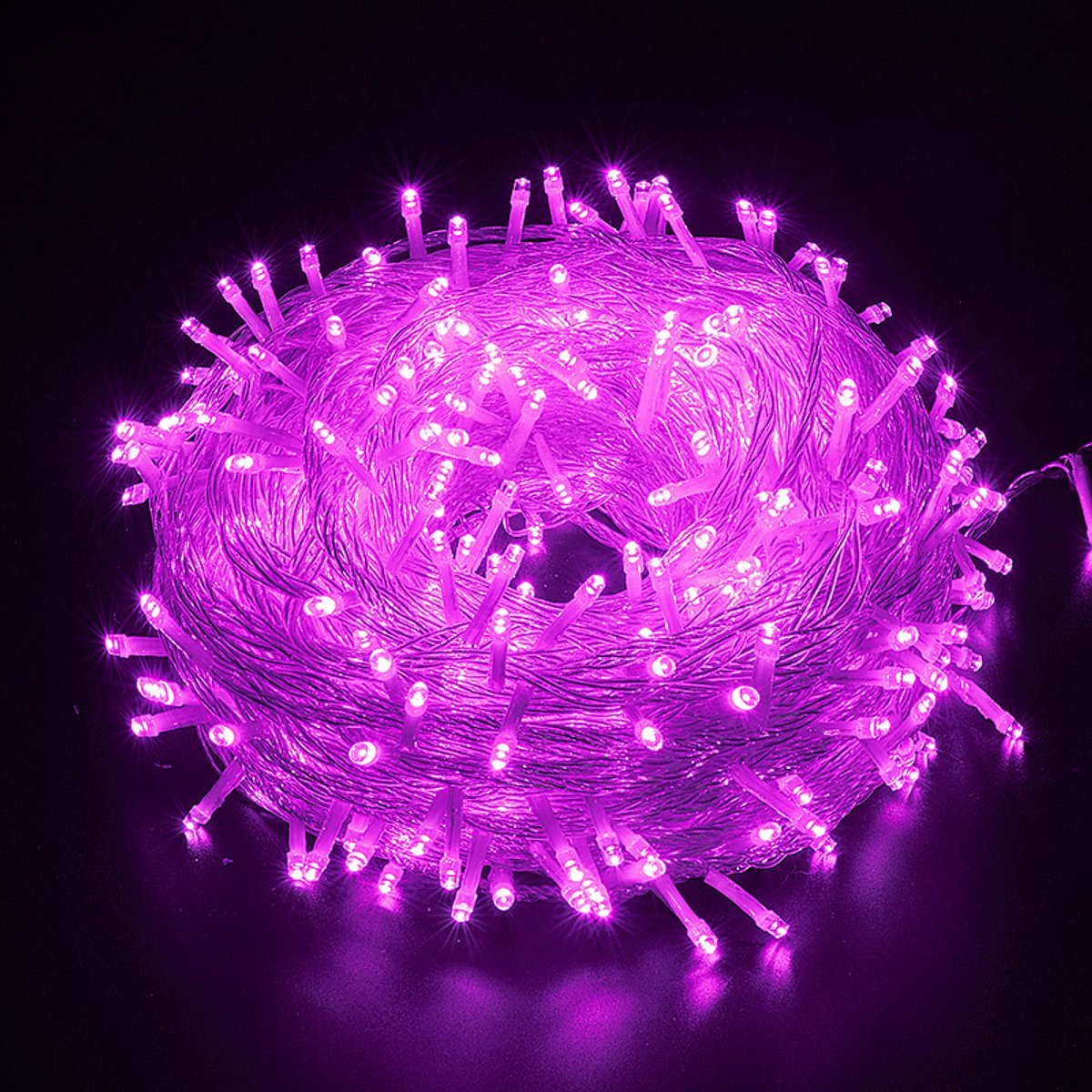 Aansluitbaar op 3 meter lange Halloween-binnenverlichting, 300 paarse LED's voor Halloween, paarse kerstverlichting met 8 standen voor buiten, geschikt voor kerstboomversiering - 05