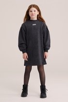 WE Fashion Meisjes oversized sweat jurk met print