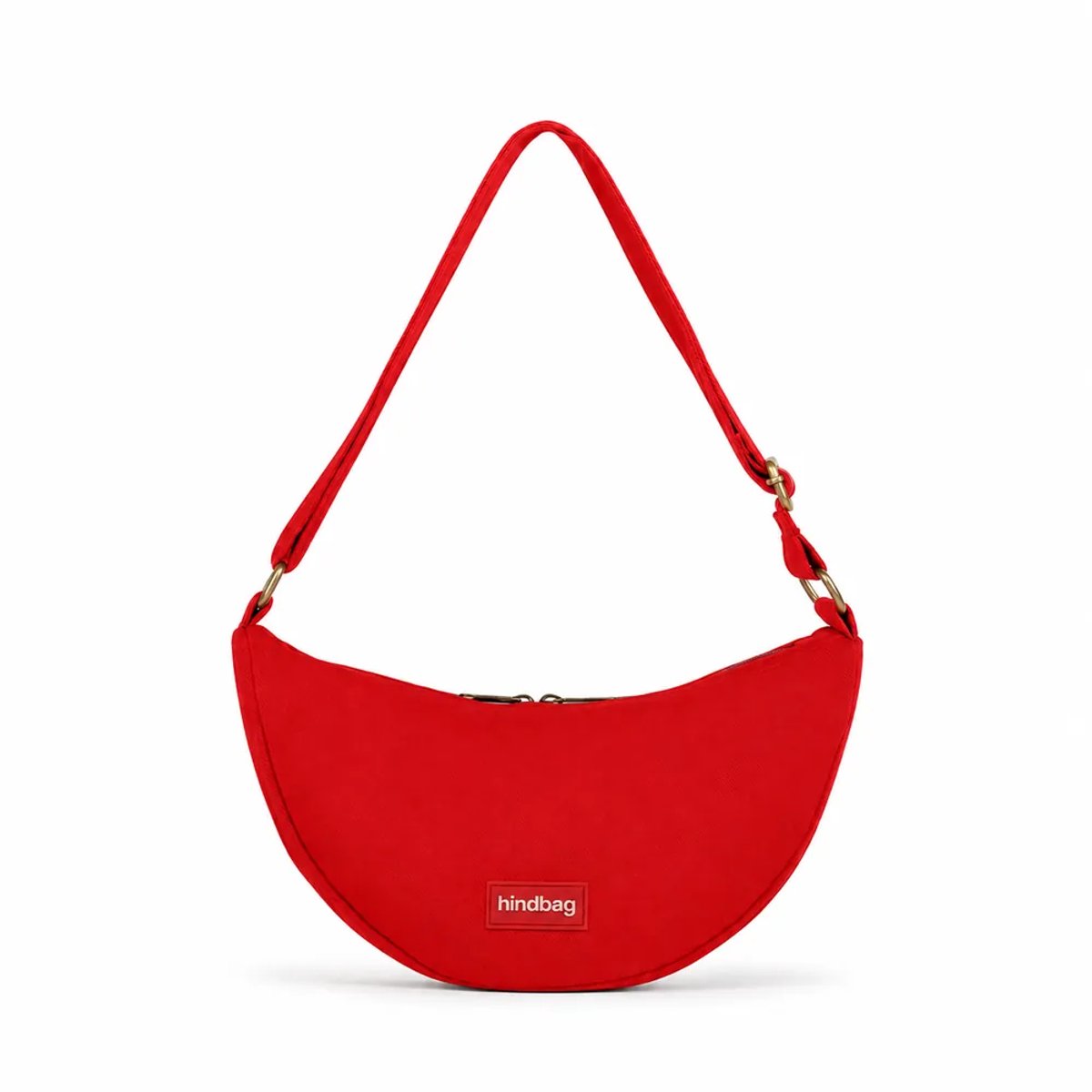 Hindbag heuptas Andrea rood - biologisch katoen