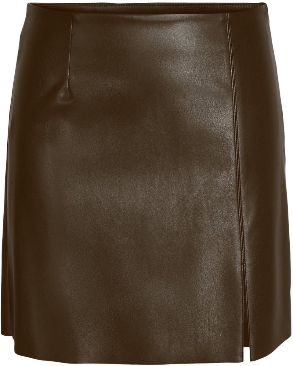 Noisy may Rok Nmclara Penny Coated Hw Slit Skirt 27021277 Demitasse Dames Maat - M