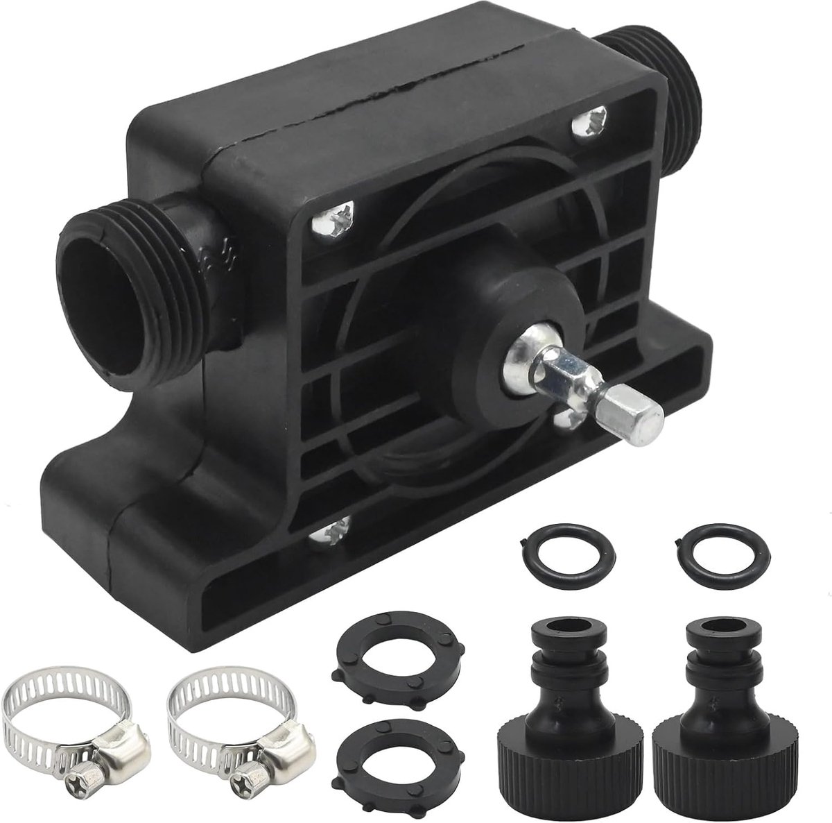 1 set of complete pump for cordless screwdriver, ideal for oil, water change in garden and household, up to 3500 rpm - ShopVlot