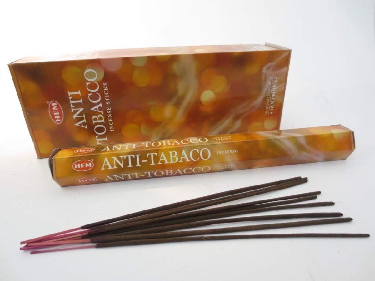 HEM Incense Box - (6 pack = 120 sticks) (Anti Tobacco) - ShopVlot