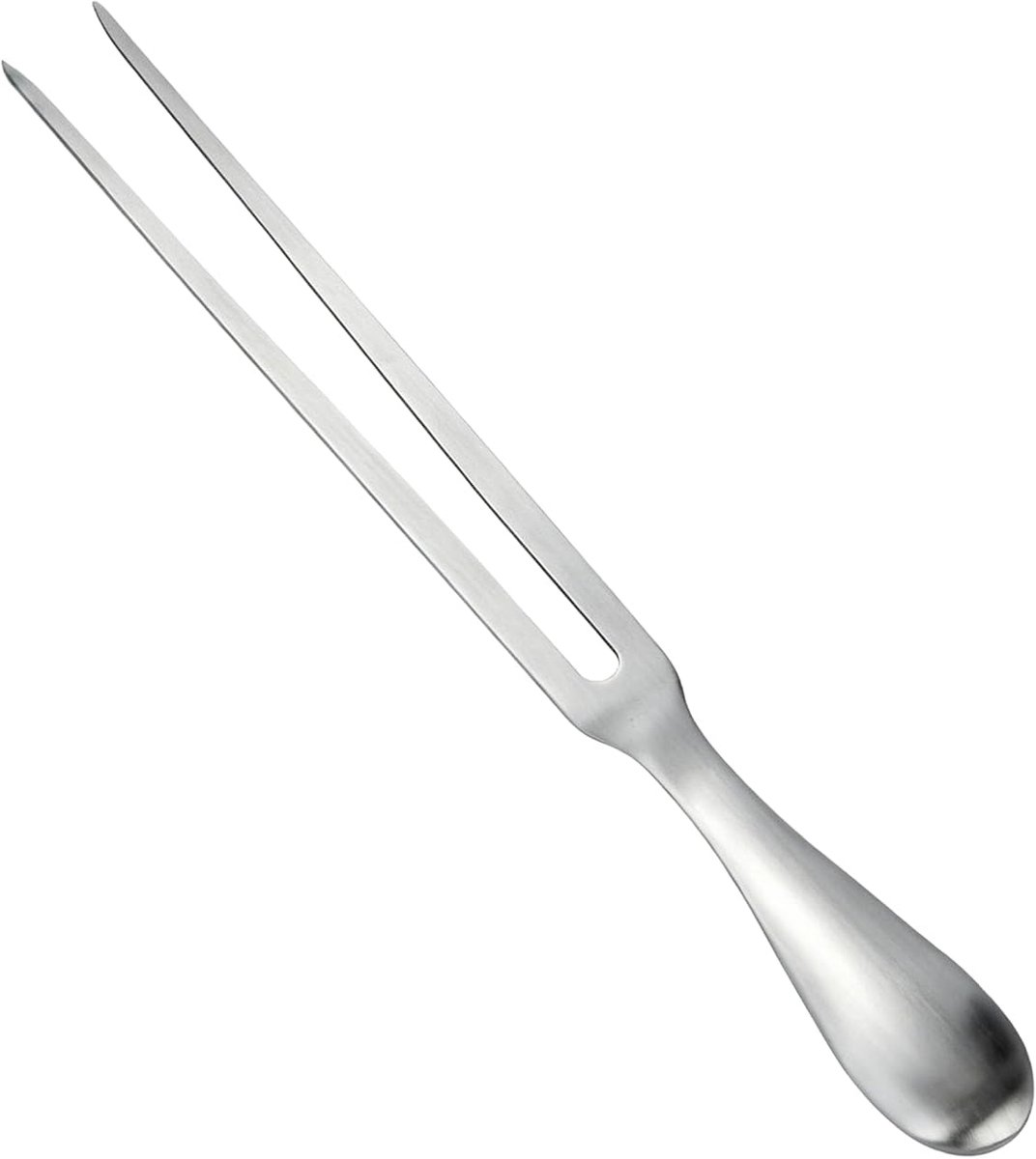 Snijvork, 30 cm, roestvrij staal, voor vlees en barbecue, duurzaam en ergonomisch, serveervork en tafelvorken voor thuis en restaurant