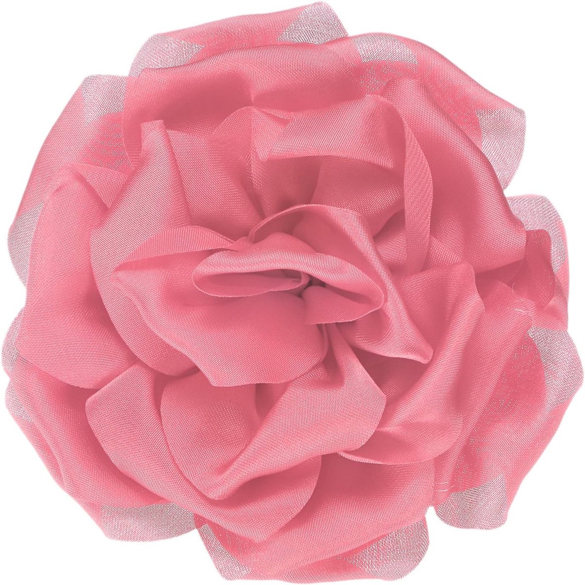Broches Voor Vrouwen, Handgemaakte Reversspeldjes Sierlijke Satijn Stof Grote Pioen Haar Bloemen Clips