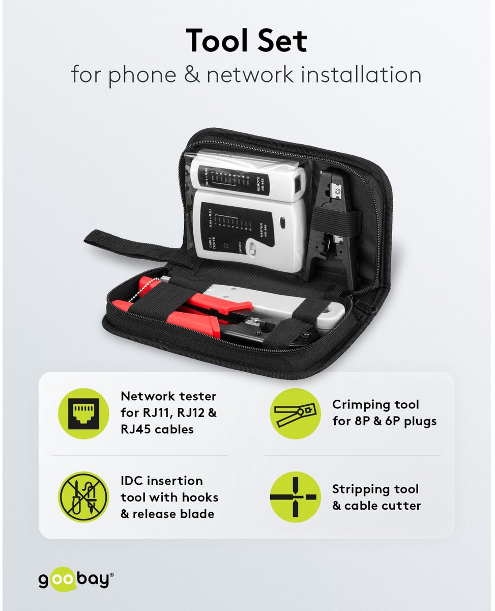 Toolset voor telefoon- en netwerkinstallatie (4-in-1) — cadeau in Cadeau-ideeën - foto 2