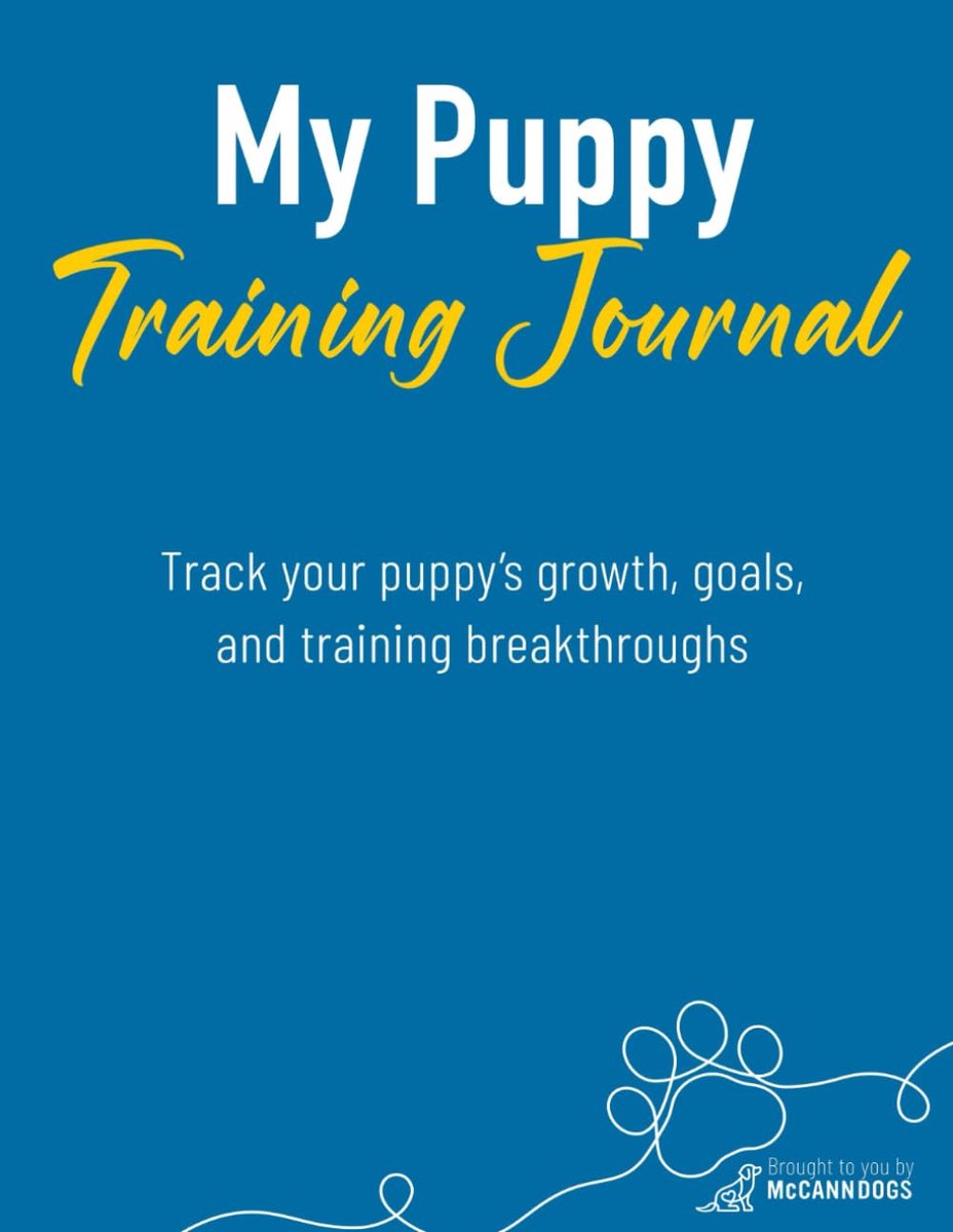 My Puppy Journal: Track your puppy's training, routines, and behaviour from the first day - ShopVlot