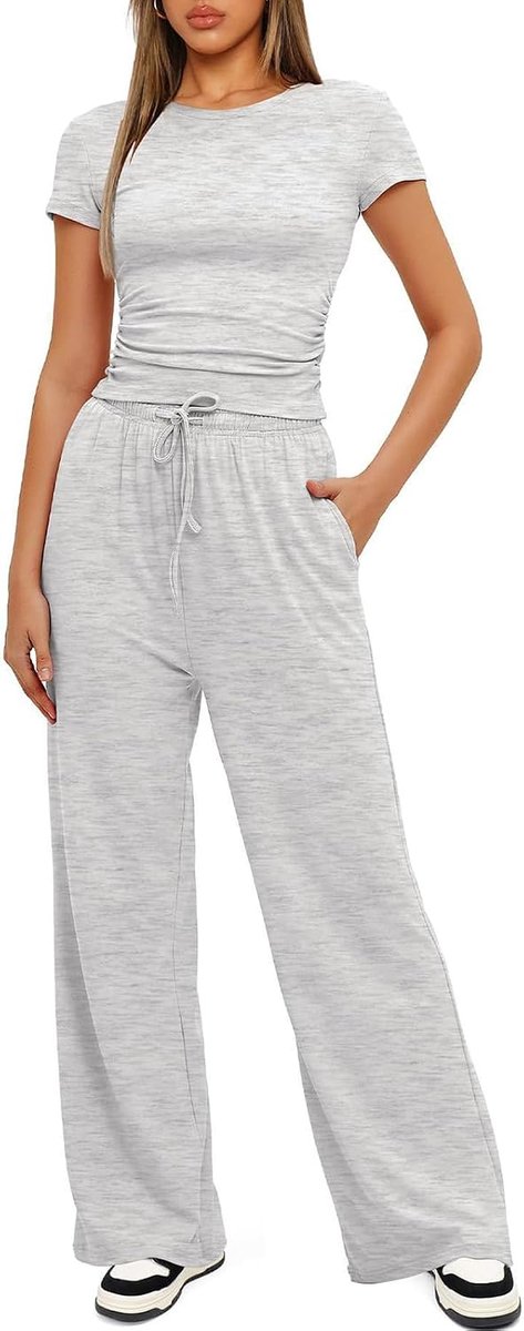 Verdeler sportpak sets casual trainingspakken tweedelige sportkleding dames Y2K kleding nauw aansluitend bovendeel en sportbroek set