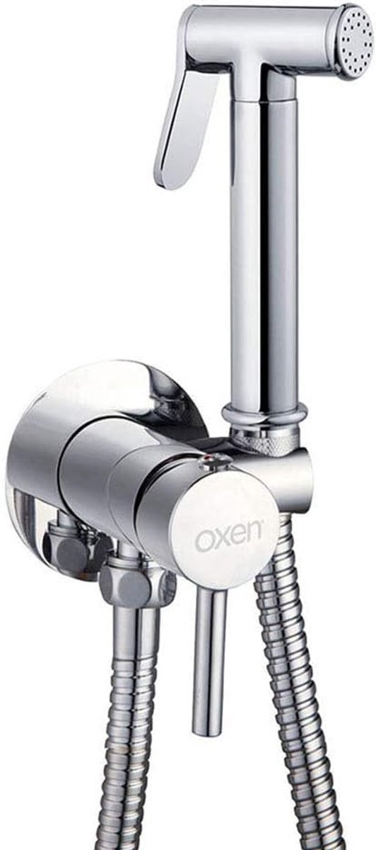SnelShoppen - Toiletkraan met Handdouche voor Intieme Hygiëne, Mengkraan voor Koud en Warm Water, Elegante Ronde Design, Voor Sanitaire Reiniging en H