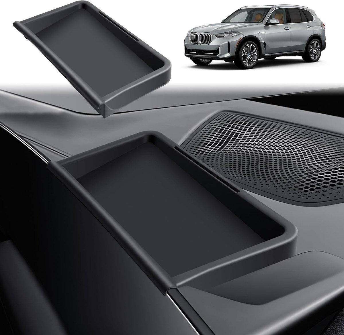 Middenconsole-organizer BMW X5 G05/X6 G06 LCI - Opbergdoos 14,9 inch - Extra ruimte - Handig voor iDrive 8/iDrive 8.5 - ShopVlot