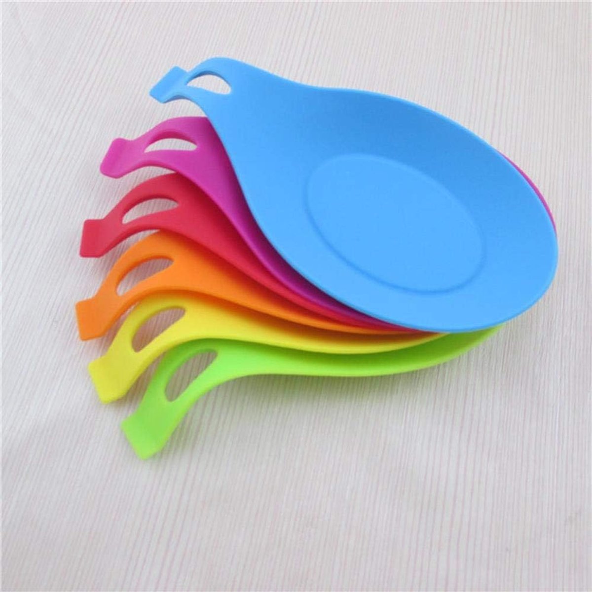 Spatelhouder silicone - groen - keukenopbergtool - handig en hygiënisch - ShopVlot