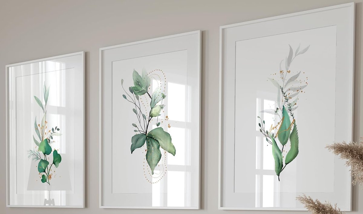 Wanddecoratie Prints Eucalyptus Plant - A4 A3 Formaat - Premium 300gsm Papier - Perfect voor Woonkamer - ShopVlot
