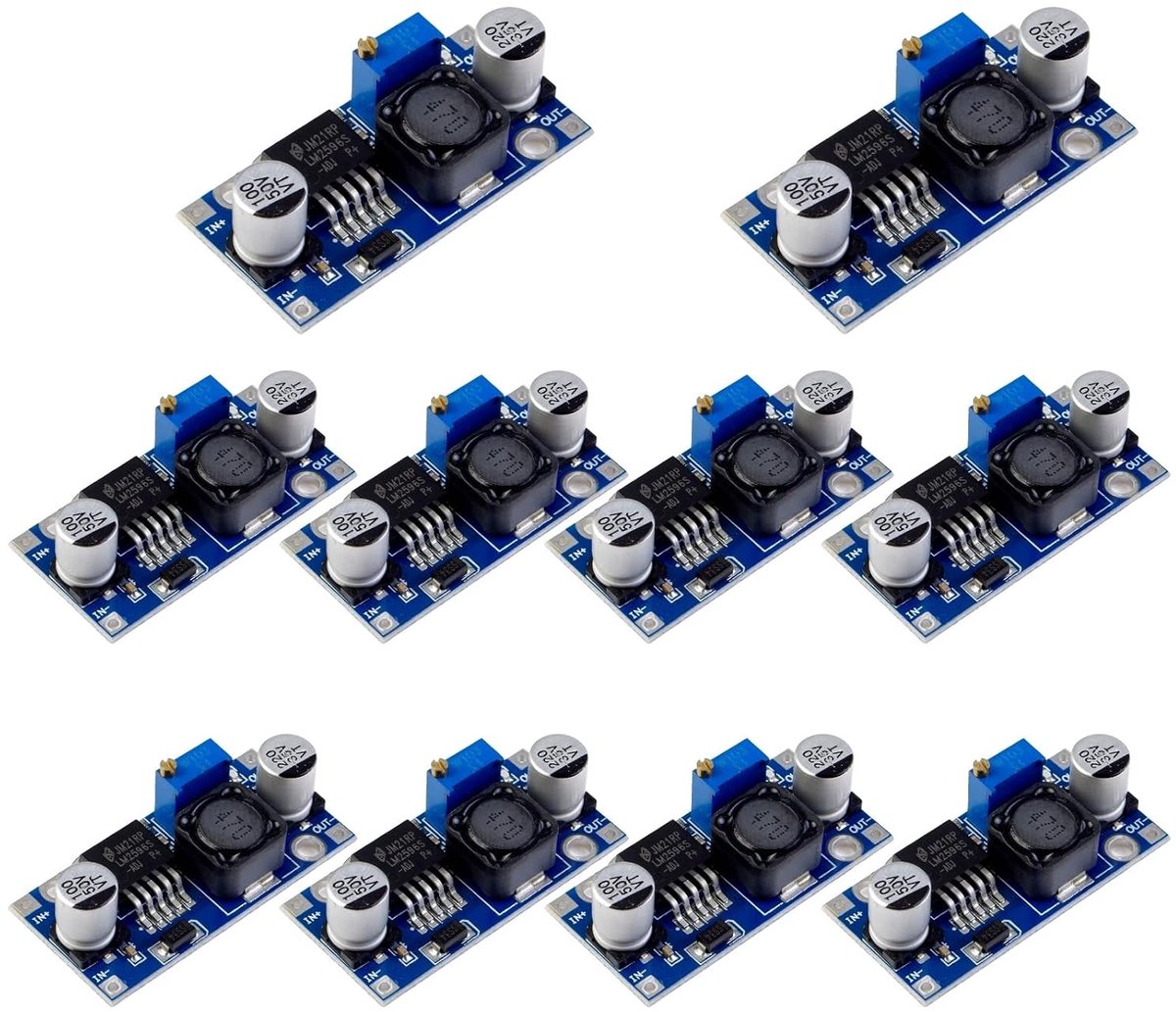 DC-DC Buck Converter 3A - Verstelbare Spanning 1.25-35V - Hoge Efficiëntie - Ideaal voor Elektronische Projecten - ShopVlot