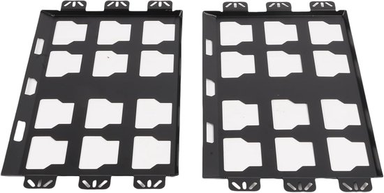 2 Pack Montageplaten voor Toolbox, Duty RVS Tool Opslag Beugel, 100LB Lo Teless Staal Tool OrganizerHeavy Duty Box Beugel Montage Plaat Volledige Plaat — afbeelding 2