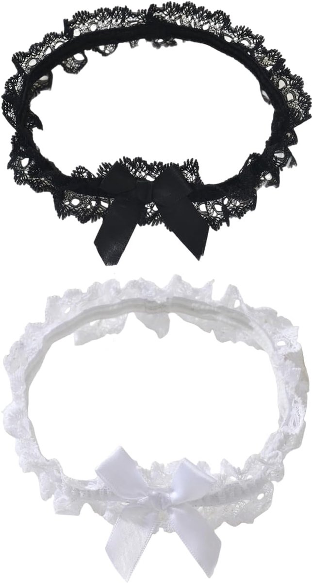 2 Lace Been Loops, Leuke En Coole Hot Girl Stijl Accessoires, Prachtige En Veelzijdige Kingstukken, Elastische Pasvorm En Comfort.