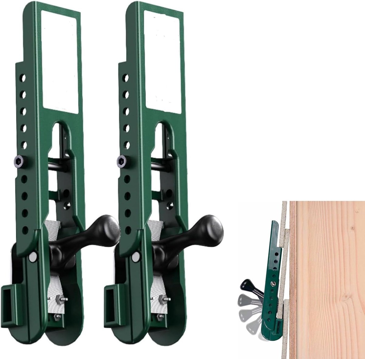 Installatiegereedschap voor gevelbeplating, universele gevelbeplating montagegereedschapset compatibel met 5/16 inch vezelcement, universele gekkometers gevelbeplating gereedschap ronde
