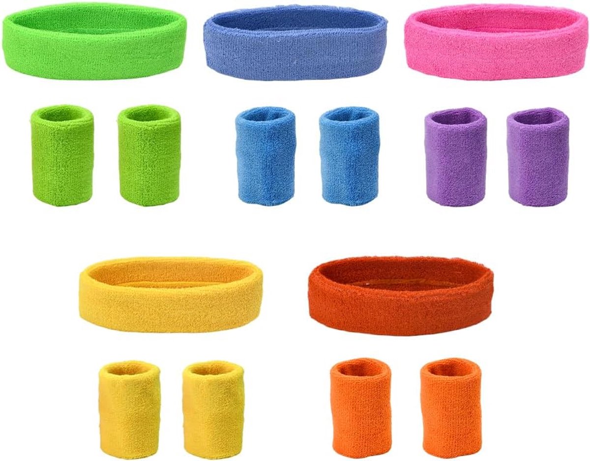 Set van 15 zweetbanden